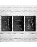 Surgical Instruments Posters Set of 3