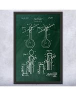 Chemical Wash Bottle Patent Framed Print