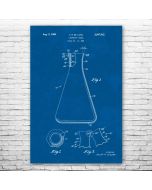 Erlenmeyer Flask Patent Print Poster