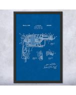 Electric Power Drill Patent Framed Print