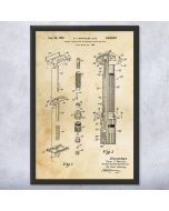 Fatboy Safety Razor Patent Framed Print