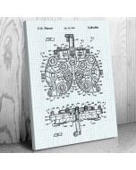 Optometry Phoropter Patent Canvas Print