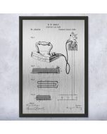 Electric Iron Patent Framed Print