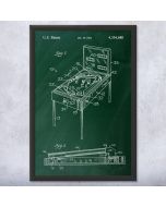 Bally Xenon Pinball Tubeshot Patent Framed Print