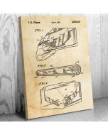 Pinball Flipper Patent Canvas Print