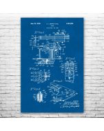 Pinball Relay Patent Print Poster