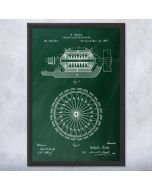 Nikola Tesla Dynamo Electric Machine Patent Framed Print