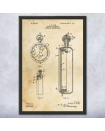 Aneroid Barometer Patent Framed Print