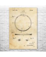 Henry Ford Piston Ring Patent Print Poster