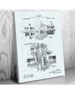 Henry Ford Carburetor Patent Canvas Print