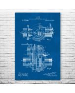Henry Ford Carburetor Patent Print Poster