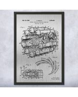 Jet Engine Patent Framed Print