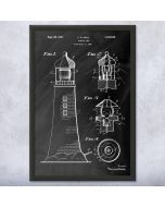 Lighthouse Patent Framed Print