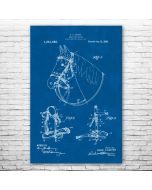 Horse Bridle Patent Print Poster