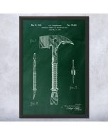 Firemans Axe Patent Framed Print