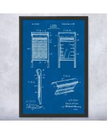 Washboard Patent Framed Print