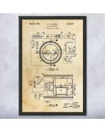 Mass Spectrometry Patent Framed Print