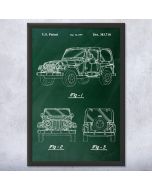 Offroad Truck Patent Framed Print