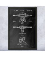 Skateboard Truck Patent Framed Print