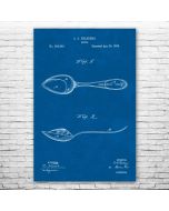 Spoon Patent Print Poster