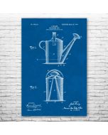 Watering Can Patent Print Poster