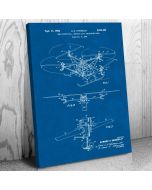 Quadcopter Drone Patent Canvas Print
