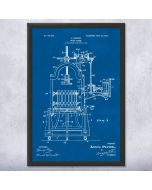 Wine Press Patent Framed Print