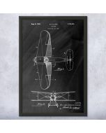 Staggered Biplane Patent Framed Print