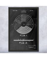 Vinyl Record Patent Framed Print
