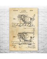 Piano Action Patent Print Poster