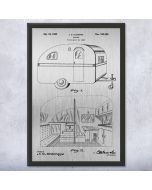RV Trailer Patent Framed Print