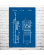 Two Way Radio Patent Print Poster