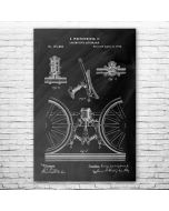 Locomotive Train Air Brake Patent Print Poster