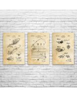 Fishing Posters Set of 3