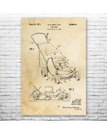Lawn Mower Patent Print Poster