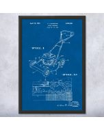 Lawn Mower Patent Framed Print