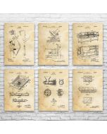 Butchers Shop Patent Posters Set of 6