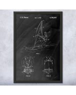 Wind Surfing Patent Framed Print
