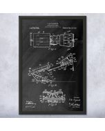 Chiropractic Table Patent Framed Print