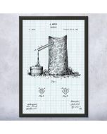 Maple Syrup Tap Patent Framed Print
