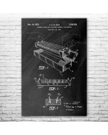 Dominoes Case Patent Print Poster