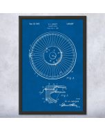 Roulette Wheel Patent Framed Print