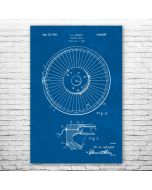 Roulette Wheel Patent Print Poster