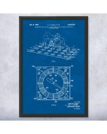 Twister Mat Patent Framed Print