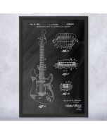 Jaguar Guitar Patent Framed Print