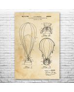 Weather Balloon Patent Print Poster