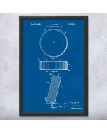 Hockey Puck Patent Framed Print