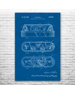 Emergency Vehicle Lights Patent Print Poster