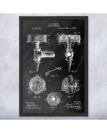 Lawn Sprinkler Patent Framed Print
