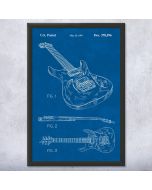 540RBB Guitar Patent Framed Print